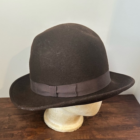 Vintage New York Hat Company Women's Brown Wool Felt Hat Derby Classic.‎ - Picture 1 of 7